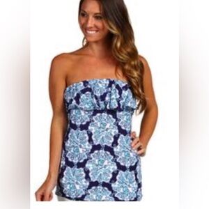 Lilly Pulitzer Wiley Ruffle Tube Top